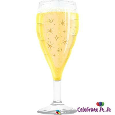 Champagne Glass - Foil Balloon