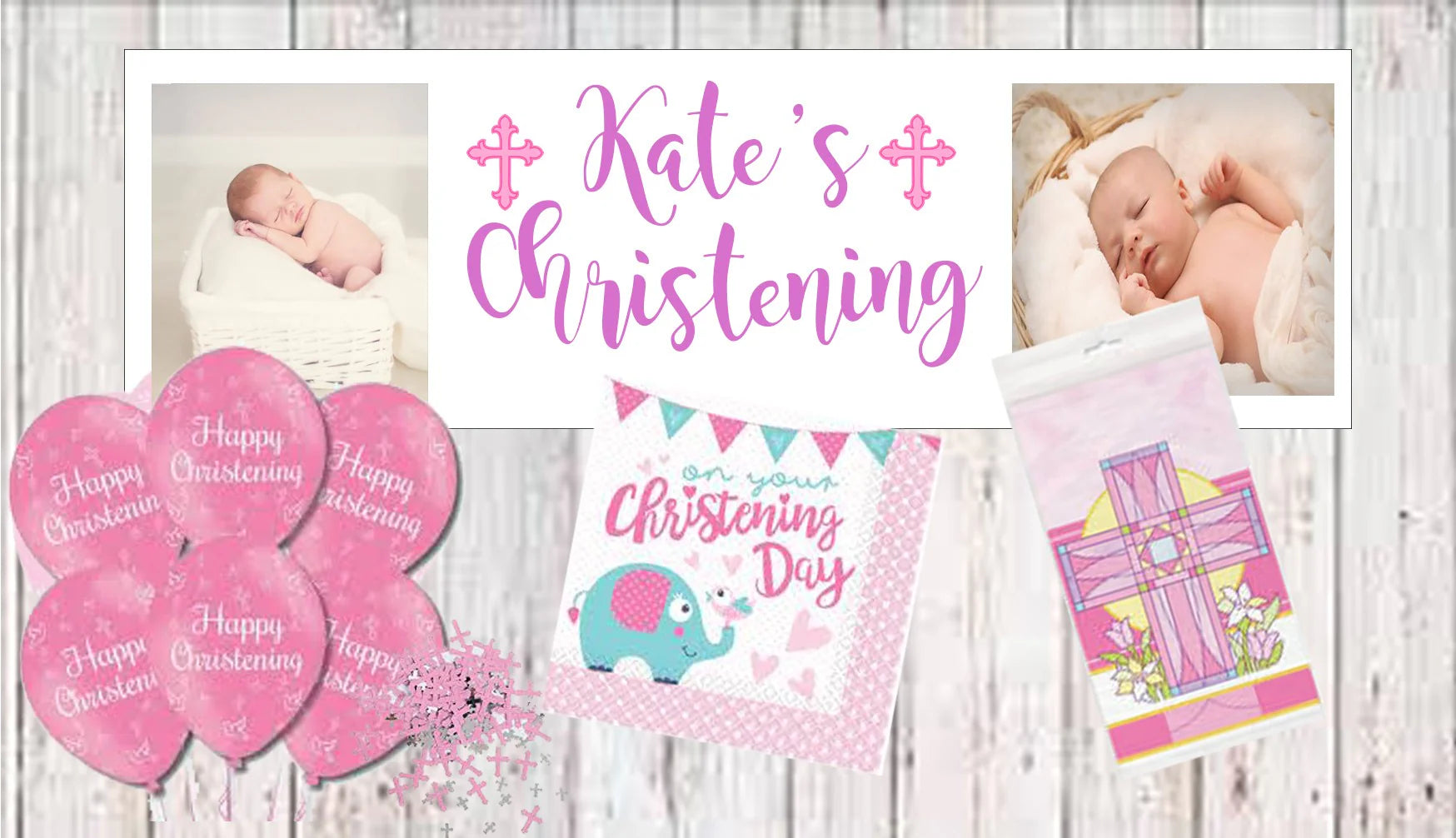 Girls Christening Decorations