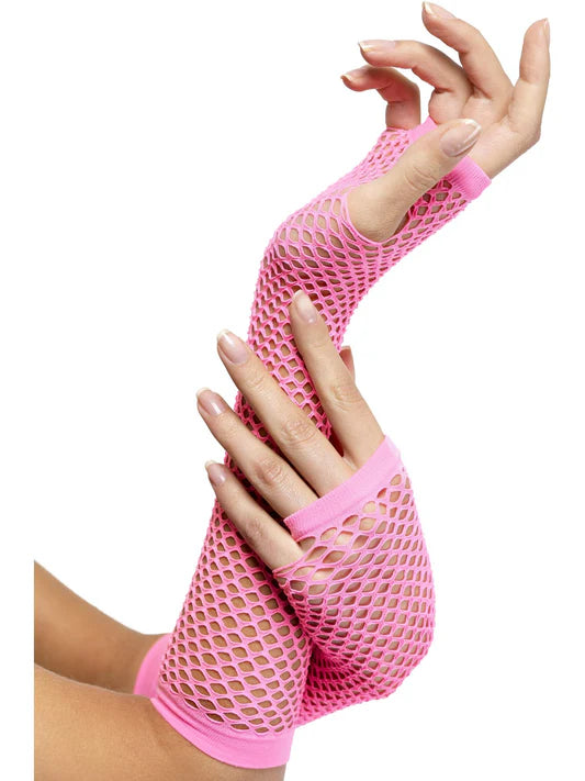 Fingerless Fishnet Gloves
