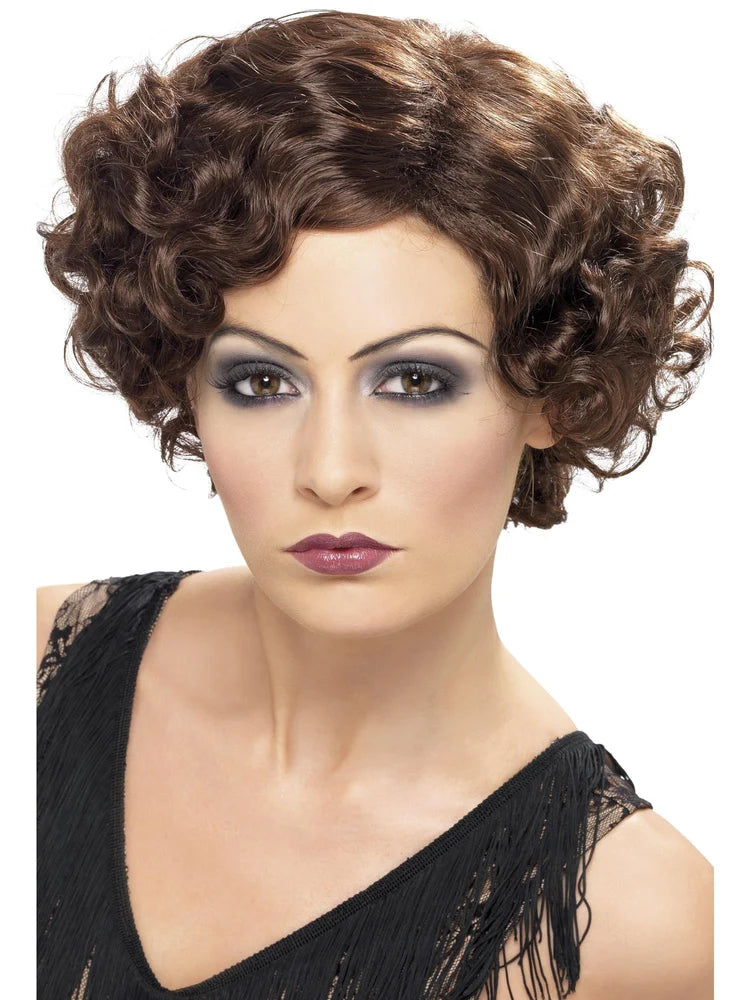 20's Flapper Wig - Black and Blonde