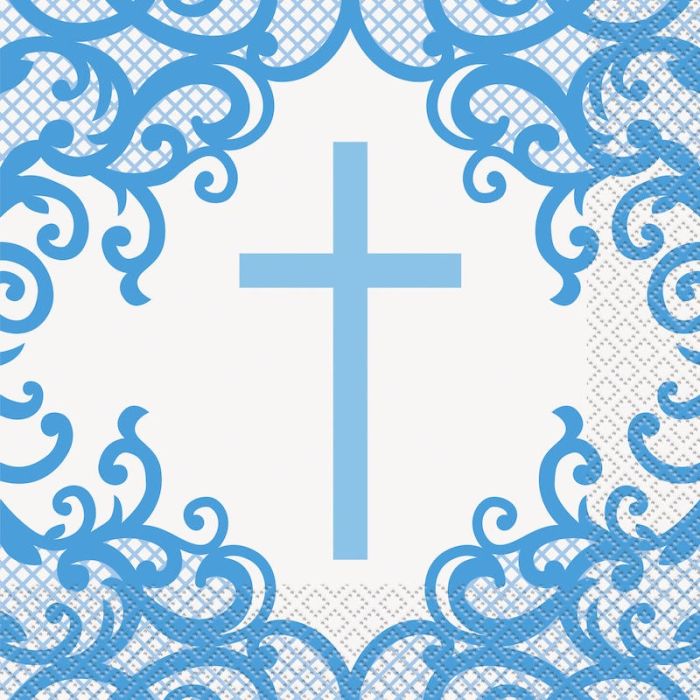 Communion and Confirmation Blue Decorations