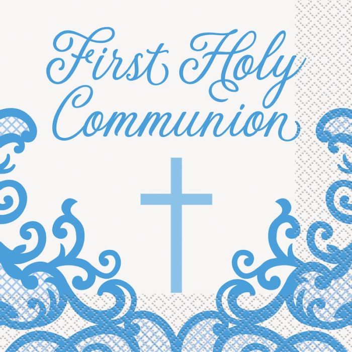 Communion and Confirmation Blue Decorations
