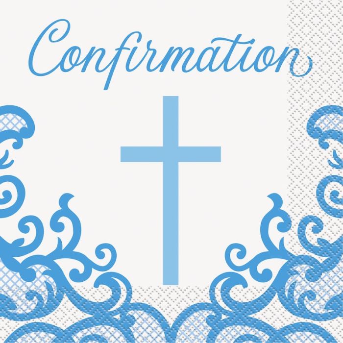 Communion and Confirmation Blue Decorations