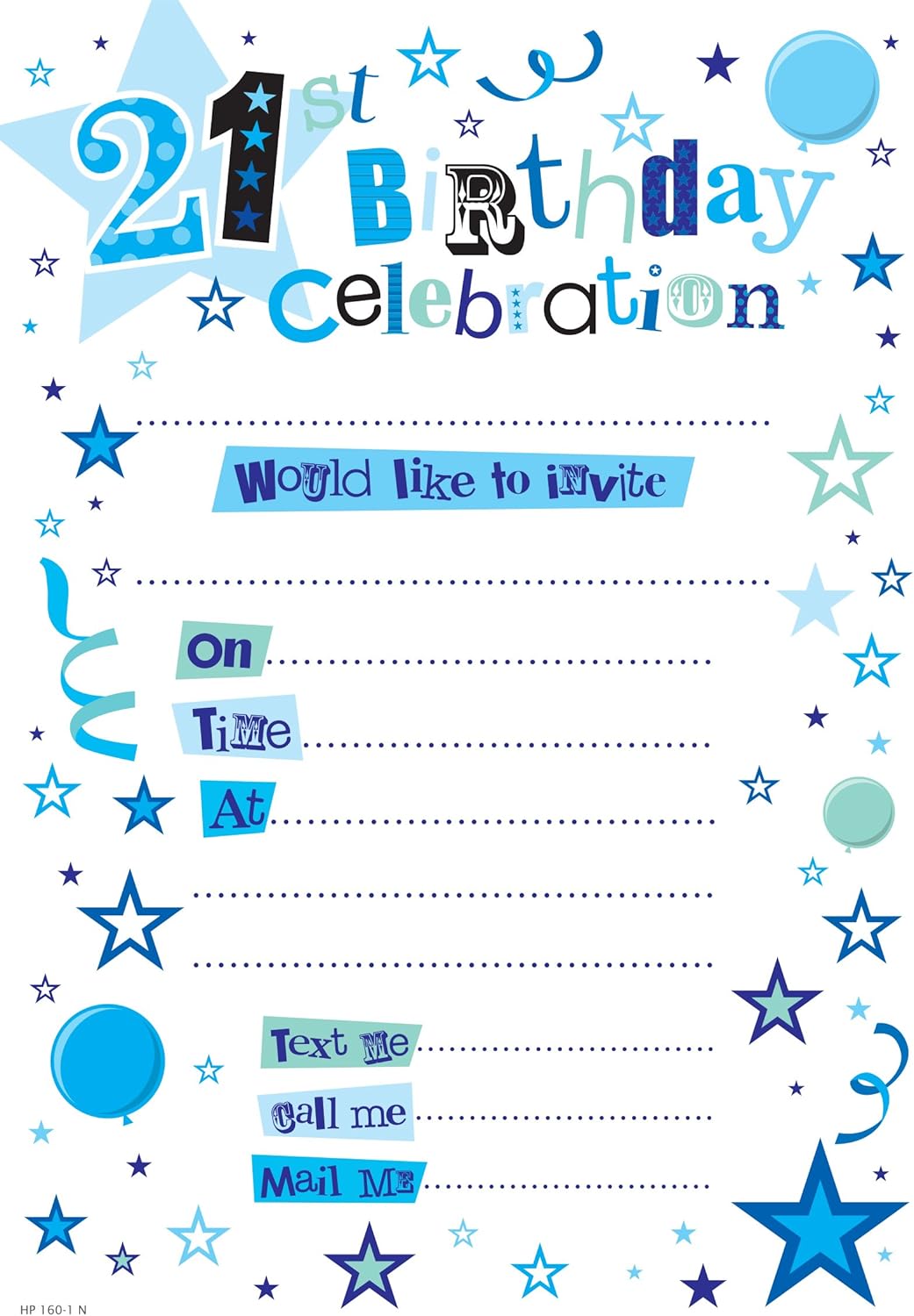 21st BIRTHDAY  DECORATIONS