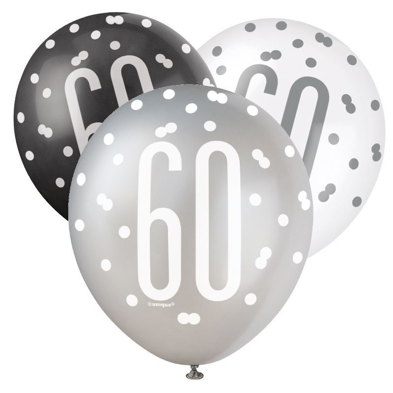 60th Birthday Balloons