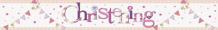 Girls Christening Decorations