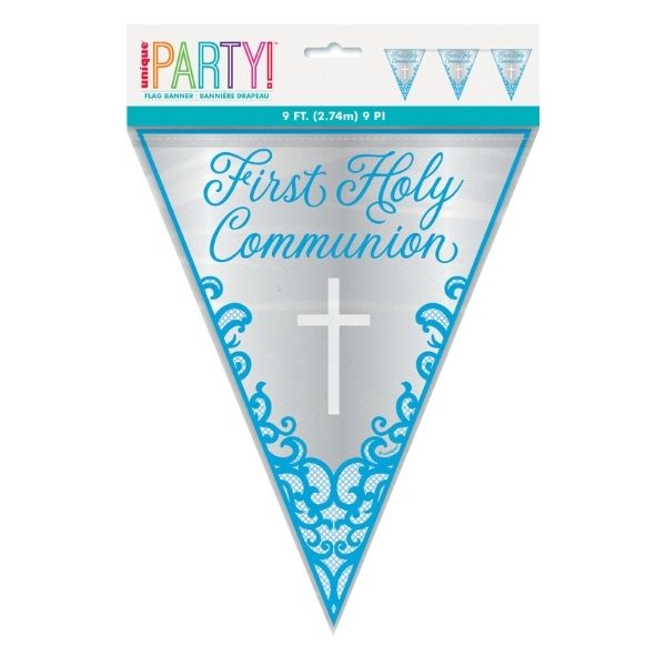 Communion and Confirmation Blue Decorations
