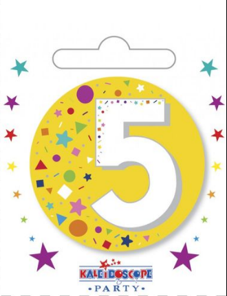 5th Birthday Badge