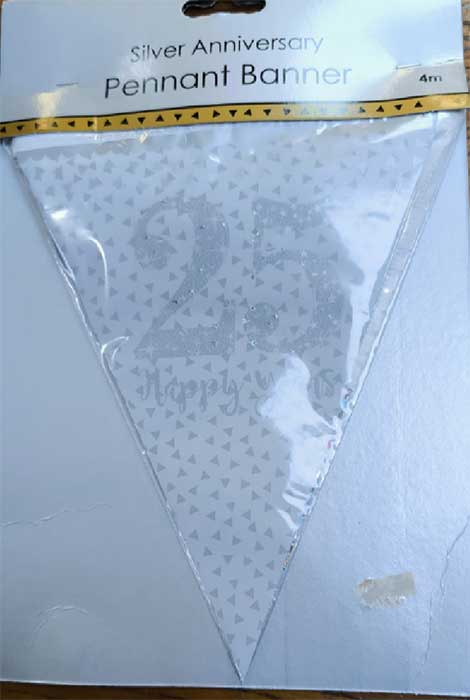 25th Anniversary Decorations