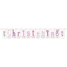 Girls Christening Decorations