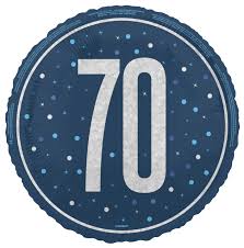 70th Foil Balloon