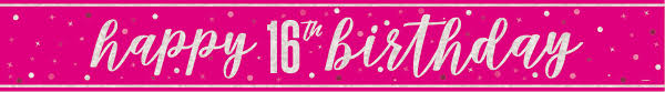 Glitzy Pink - Banner - 16