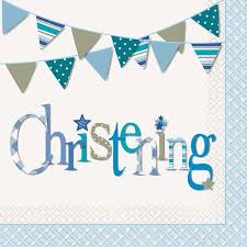 Boys Christening Decorations