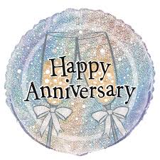 Happy Anniversary Foil Balloon