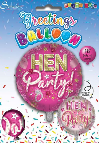 Hen Night  Foil Balloon
