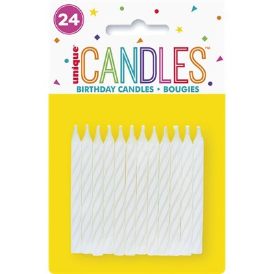 24 Candles white/stripe