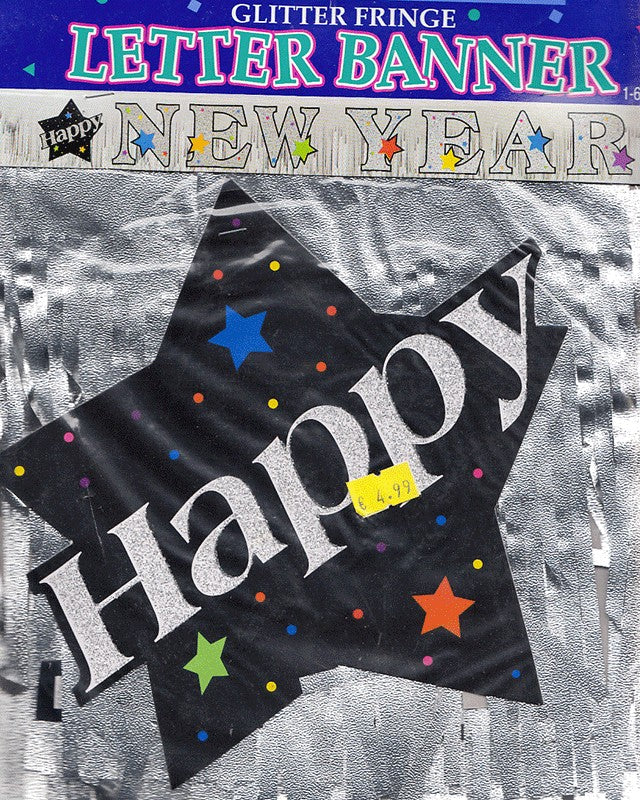 Happy New Year Foil Letter Banner