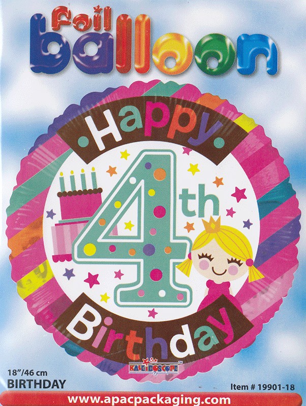 Happy 4th Birthday -Apac Pk