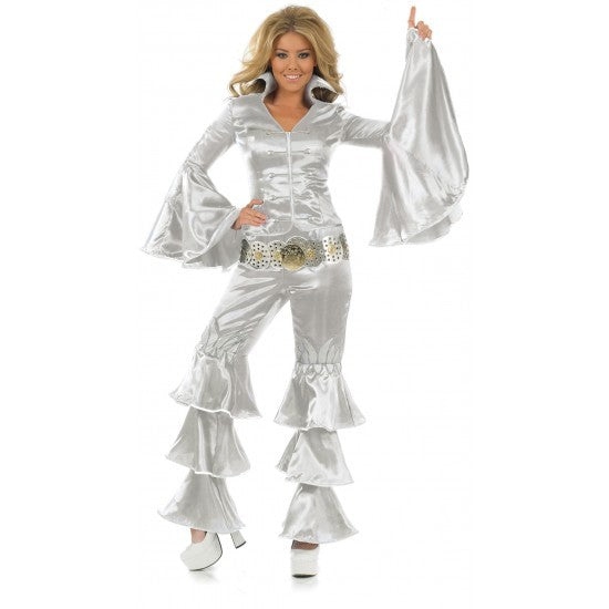 Silver Dancing Queen Women's Costume