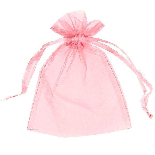 Small Organza Pouches - Pink 