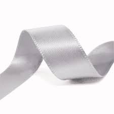 Satin Ribbon - Silver - 3mm