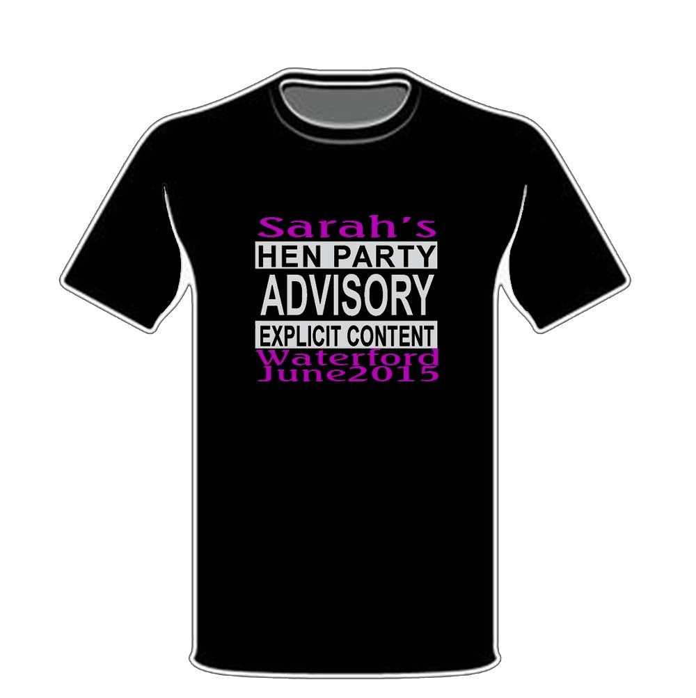 Personalised T-Shirts - Hen Night