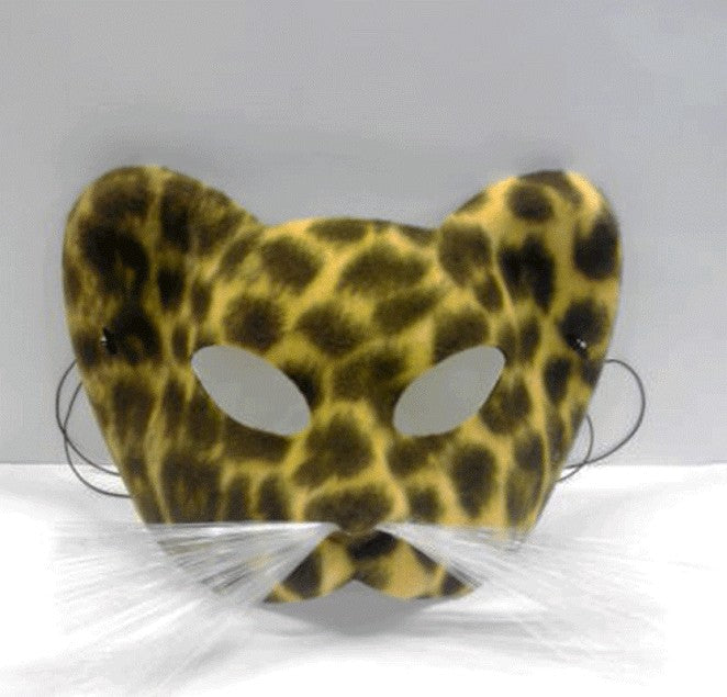 Furry Spotted Cat Mask