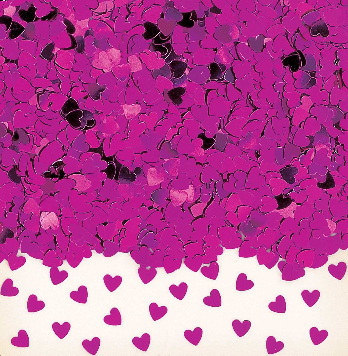 Love Heart Confetti - Pink