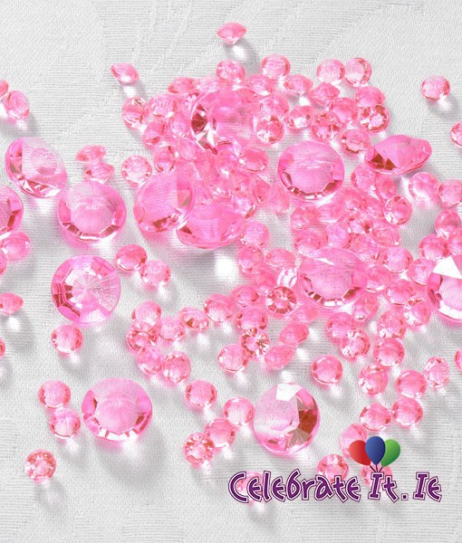 Diamante Confetti - Pink