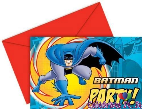 Batman Party - Invitations