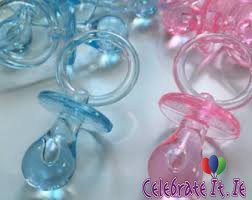 Baby Shower Favors - Crystal Pacifiers