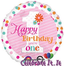 1st Birthday - Happy Birthday You're One
