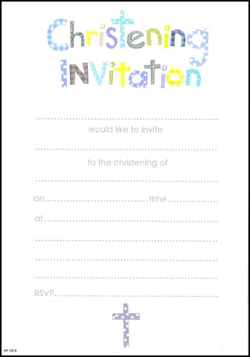 Christening Invitations