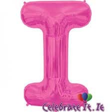 Jumbo Balloon Letters - Pink