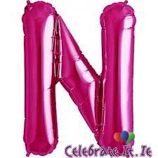 Jumbo Balloon Letters - Pink