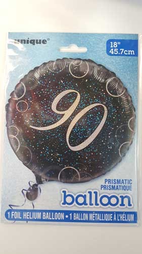 (DO NOT REPLACE - NEEDS PIC) 90th Birthday - Foil Balloon Blue