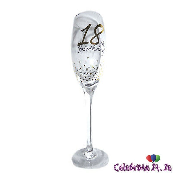 18th Birthday Champagne Glass