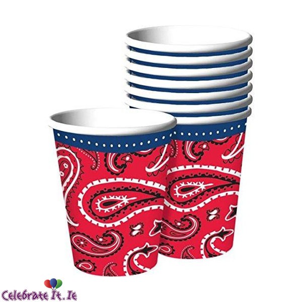 Western Bandana Cups