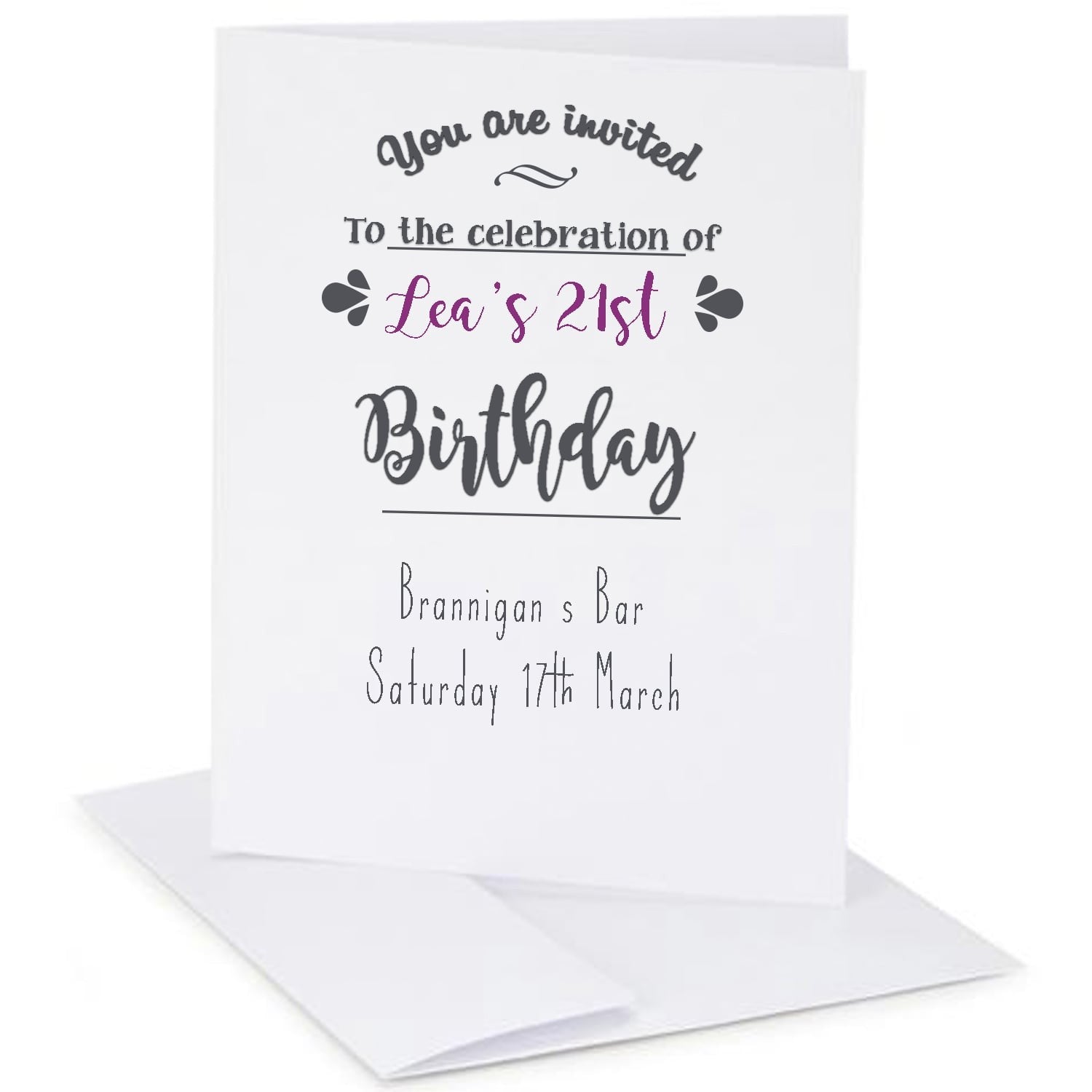 Birthday Invitations - Personalised