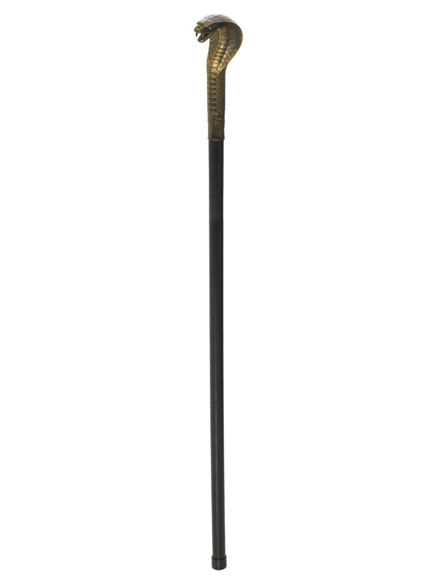 Voodoo Walking Stick Cane, with Snake,
