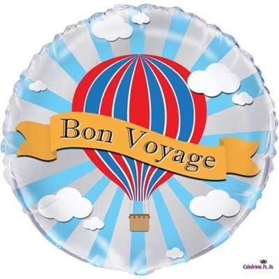 Bon Voyage Foil Balloon