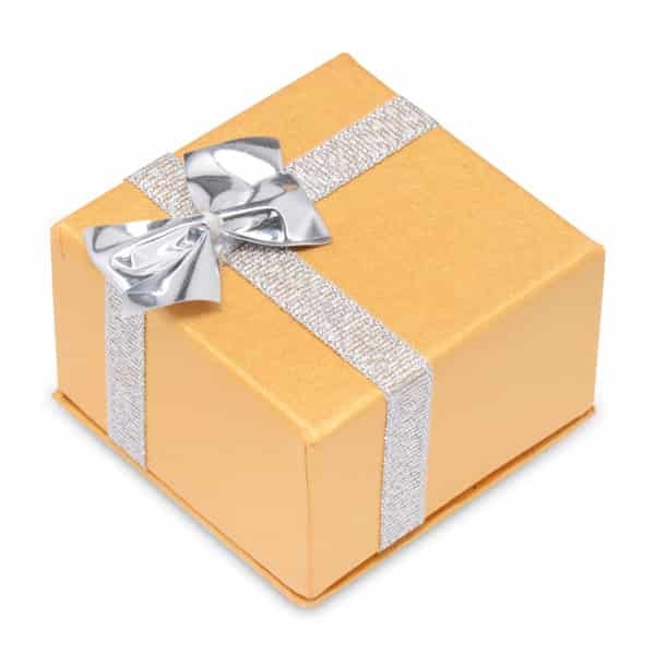 2" Gold Giftbox with Bow