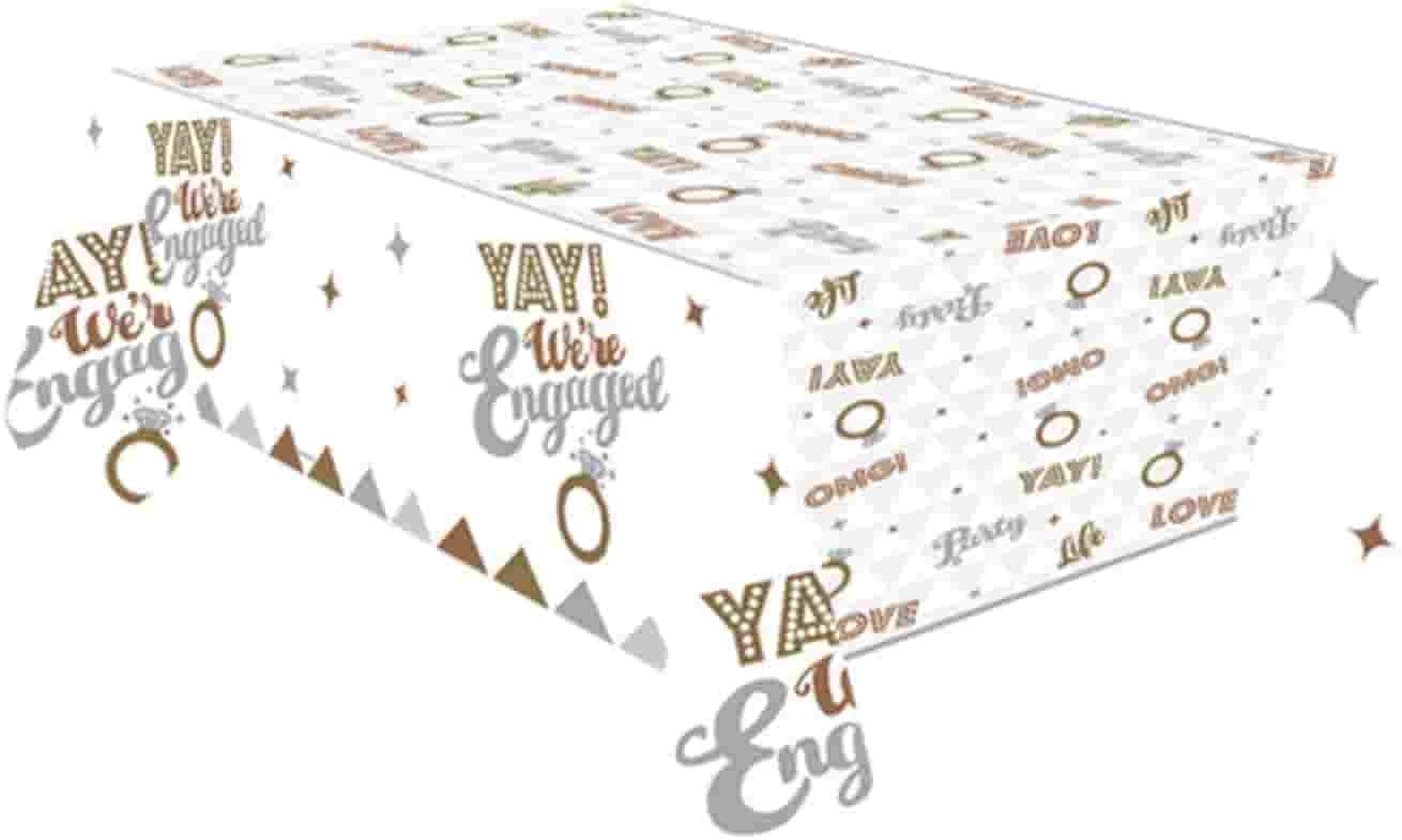 Happy Engagement - Plastic Tablecover