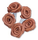 Ribbon Roses /Medium - Terracotta