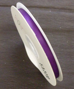 Double Sided Satin Ribbon - Purple
