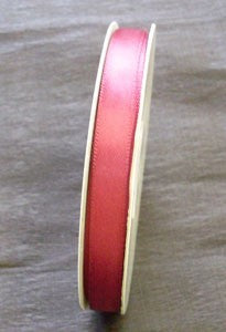 Double Sided Satin Ribbon - Red