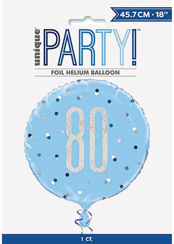 80th birthday party ballon