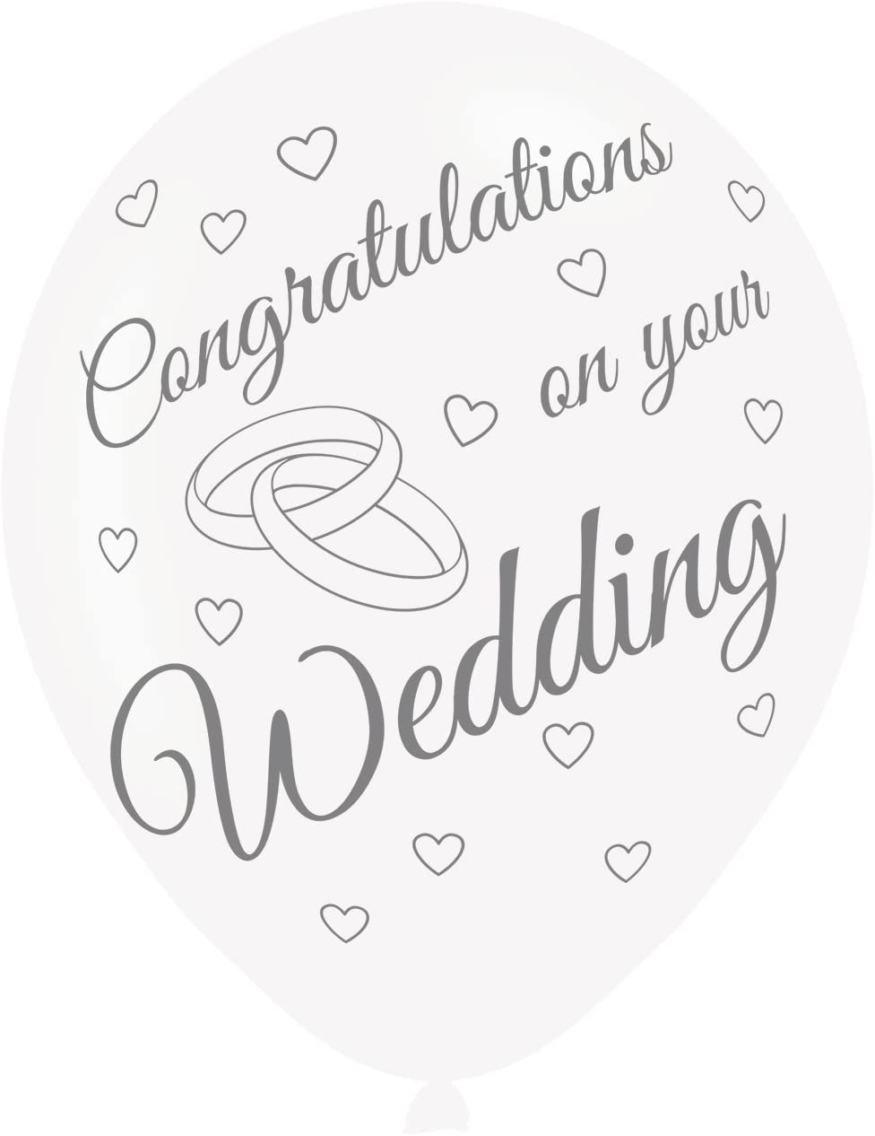 Congrat's on your Wedding - Helium Balloon