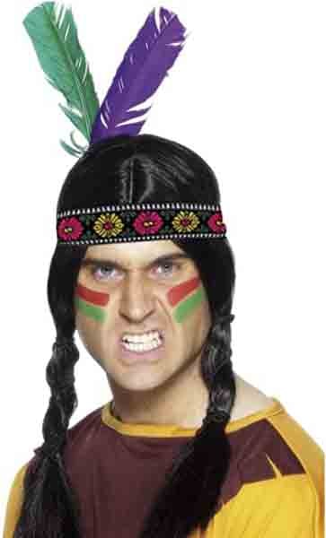 Native American Feathered Headband