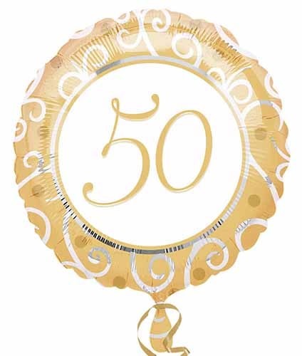 50th Anniversary - Foil Balloon